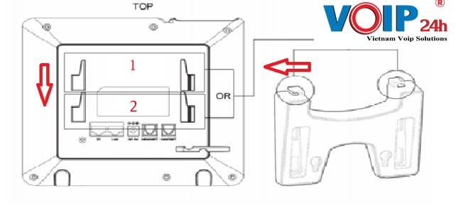 Lắp chân máy vào thân máy